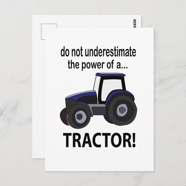 Tractor Power Tractor Postcard (Front/Back)