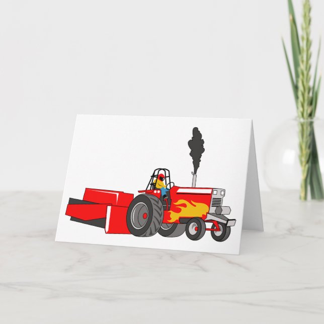 Tractor Pulling Card (Front)