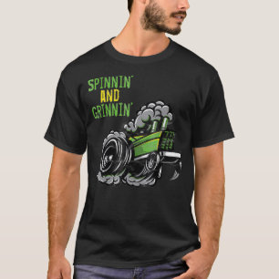 Tractor Pulling   Spinnin and Grinnin Pull  T-Shirt