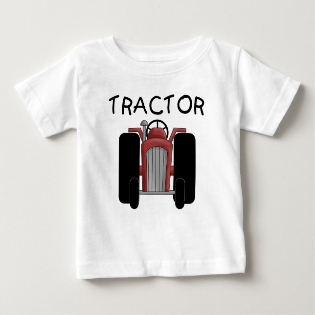 TRACTOR- Red T-shirts and Gifts (Front)