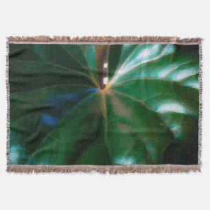 Tractor Seat Plant Throw Blanket