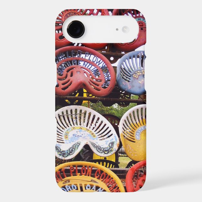 Tractor Seats at Tractor Show Case-Mate iPhone Case (Back)