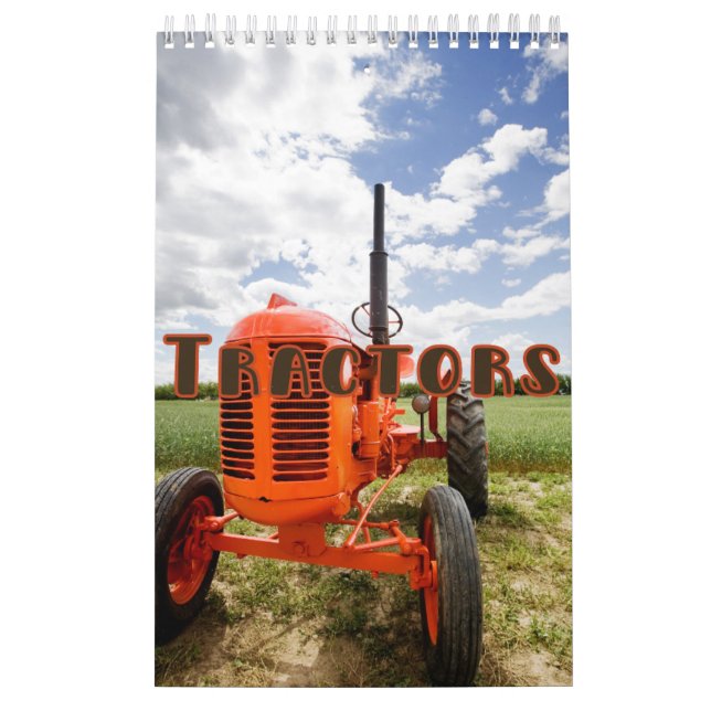 Tractor Showcase Collection Wall Calendar (Cover)
