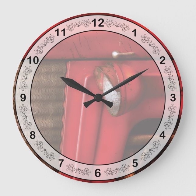 Tractor - The Tractor Large Clock (Front)