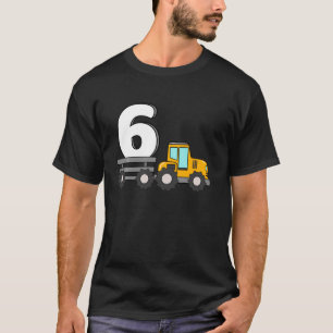 Tractor Themed 6th Birthday Celebrant Truck Party  T-Shirt
