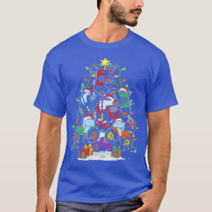 Tractor Truck Christmas Tree Light Farm Tractor Ug T-Shirt