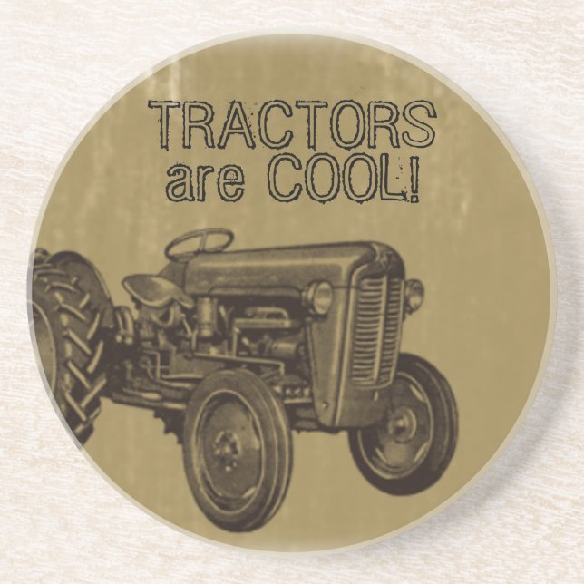 Tractors are Cool Coaster (Front)