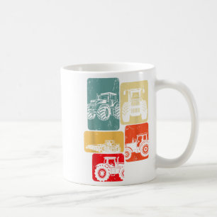 Tractors Farm Kids Boys Coffee Mug