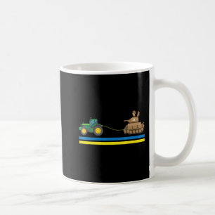 Tractors over Tanks Ukraine I stand with Ukraine Coffee Mug