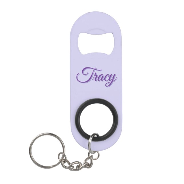 Tracy Girls Name In Purple, (Front)