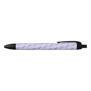 Tracy Girls Name In Purple, Blue Ink Pen