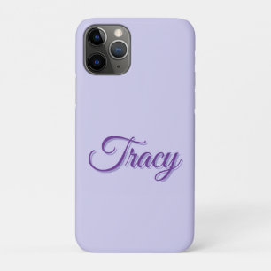 Tracy Girls Name In Purple, Case-Mate iPhone Case