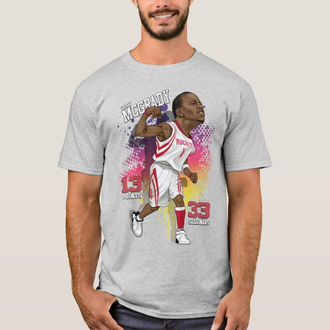 Tracy McGrady Caricature T-Shirt (Front)