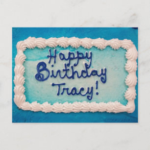 Tracy's 2016 Birthday Cake Postcard
