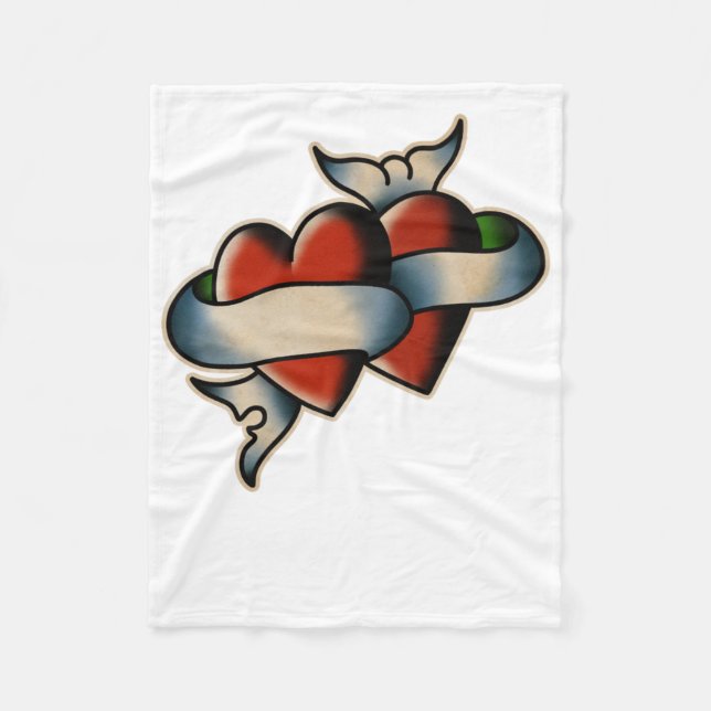 Trad Tattoo 003 Sticker  Fleece Blanket (Front)