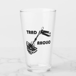 Tradaholic Rock Climber Glass