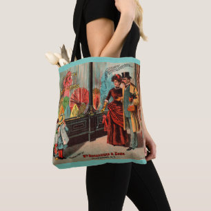 trade card William Broadhead & Sons dress goods Tote Bag
