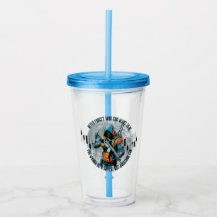 Trade Motivation Cyberpunk Sniper Fantasy Acrylic Tumbler
