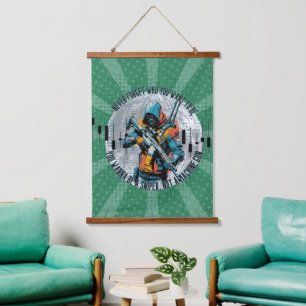 Trade Motivation   Cyberpunk Sniper   Fantasy  Hanging Tapestry