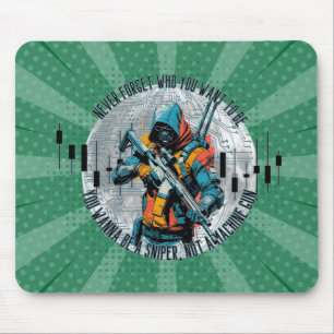 Trade Motivation   Cyberpunk Sniper   Fantasy  Mouse Pad