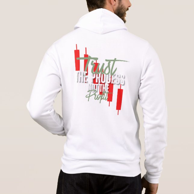 Trade Motivation | Trust | Self discipline Hoodie (Back)