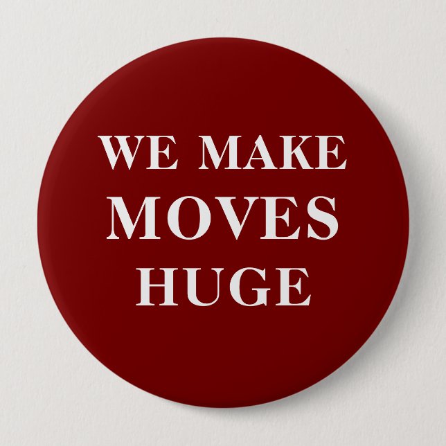 Trade Show Promotional Buttons for Bulk Branding (Front)