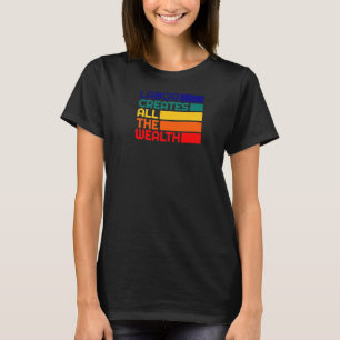 Trade Union DSA Activist Karl Marx Labour Creates  T-Shirt