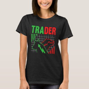 Trader Bearish Bullish Crypto Blockchain Investor  T-Shirt