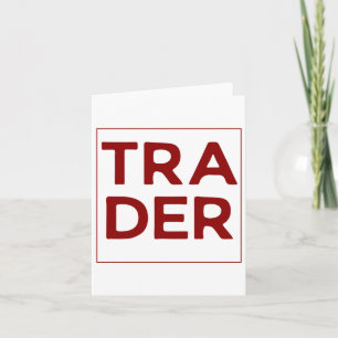 Trader card