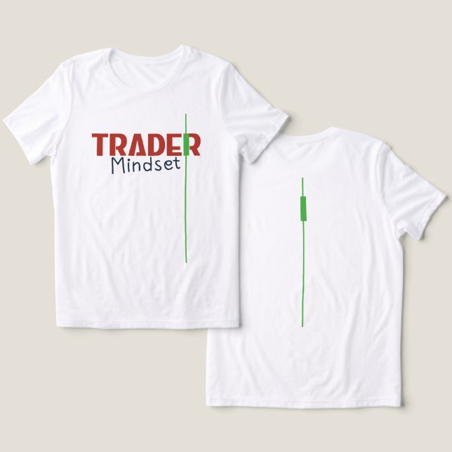 Trader Mindset – Discipline Focused Trading Tri-Blend Shirt (Design Front & Back)