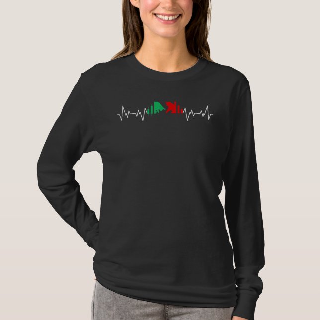 Trader Trading Stock Analyst Investor Trading Hear T-Shirt (Front)