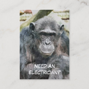 TRADES ELECTRICIAN BUSINESS CARD