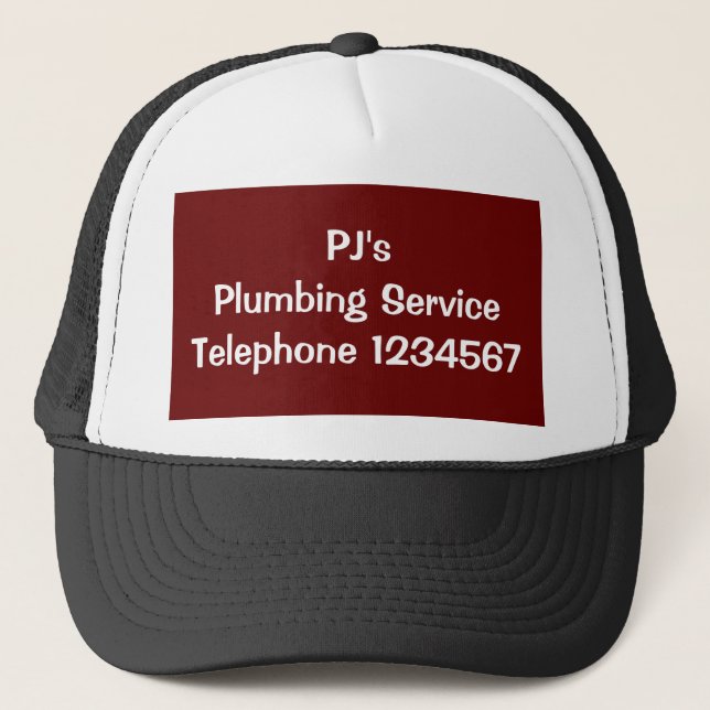 TRADES - PLUMBERS TRUCKER HAT (Front)