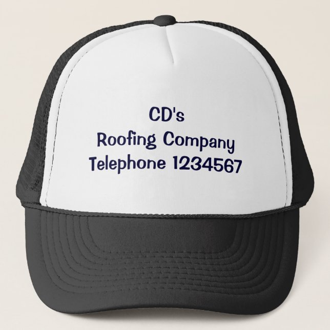 TRADES, ROOFING TRUCKER HAT (Front)