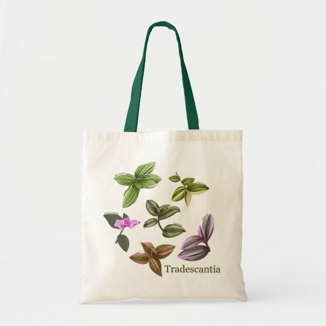Tradescantia tote bag (Front)