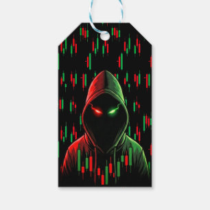 Trading Chart Pattern Streetwear Red Green Candle Gift Tags
