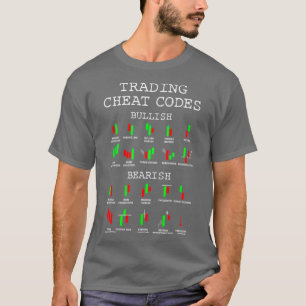Trading Cheat Code Candlestick Pattern T-Shirt