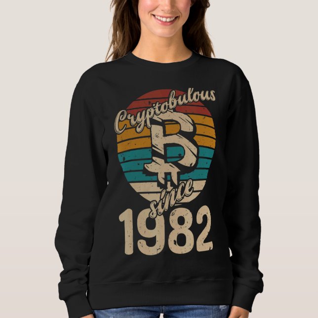 Trading Cryptocurrency Millionaire Cryptobulous Si Sweatshirt (Front)