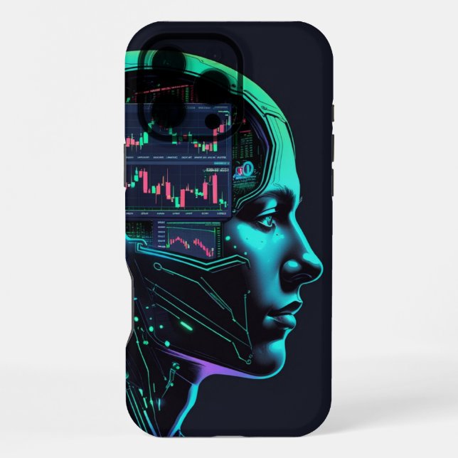 Trading Dashboard Clear iPhone 16 Pro Max Case  (Back)
