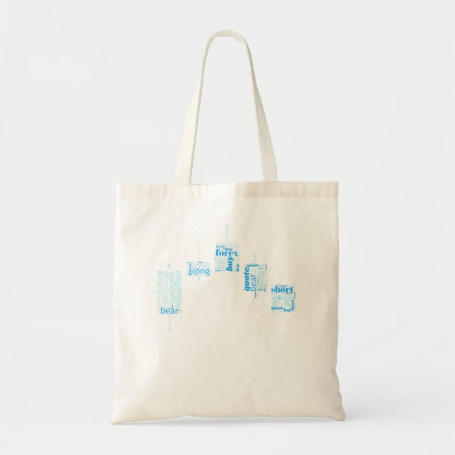 Trading design for fx forex foreign exchange trade tote bag (Front)