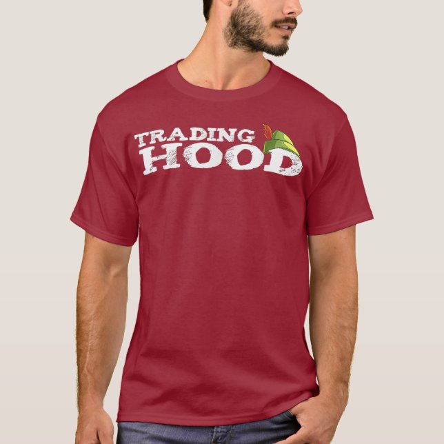 Trading Hood trading stocks short gme stonk T-Shirt (Front)