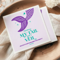 Trading Tail For Veil Mermaid Bachelorette Party