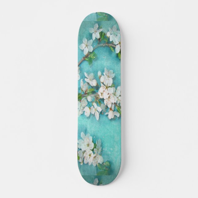 Tradisional Flower Design - abstract Skateboard (Front)
