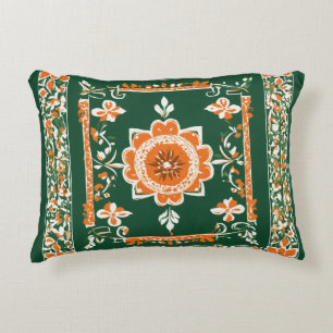 Tradition Meets Modern: Ukrainian Toy Store Logo" Decorative Cushion