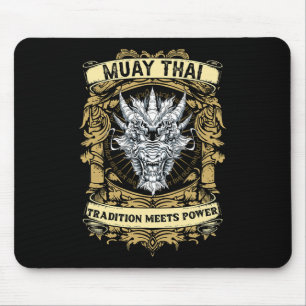 Tradition Meets Power - Kickboxing And Muay Thai D Mouse Pad