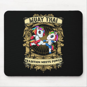 Tradition Meets Power - Kickboxing And Muay Thai F Mouse Pad