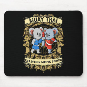 Tradition Meets Power - Kickboxing And Muay Thai K Mouse Pad