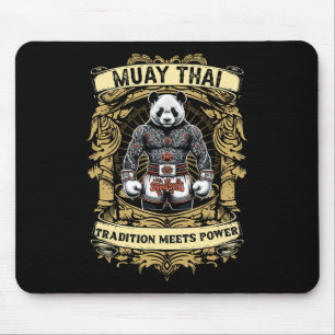 Tradition Meets Power - Kickboxing And Muay Thai P Mouse Pad