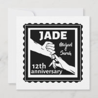 Traditional 12th wedding anniversary Jade