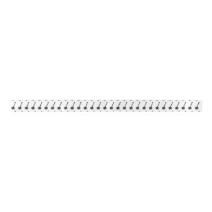 Traditional 5 String Banjo Silhouette Satin Ribbon